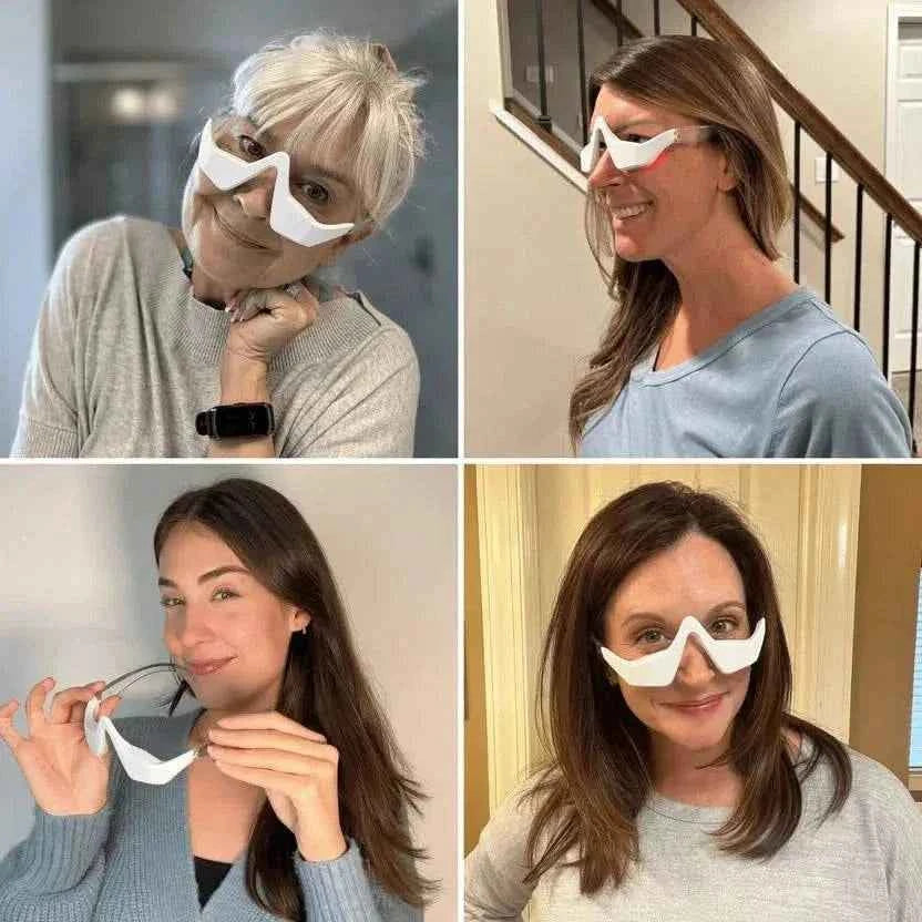 RevitalEyes® UrbanHeight, thérapie lumière rouge et EMS 2-en-1 pour réduire les poches sous les yeux, appareil de soin visage.